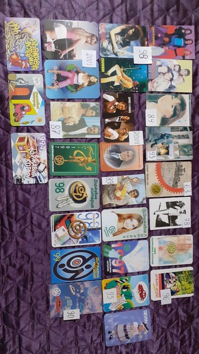 Колекция календарчета  от миналото