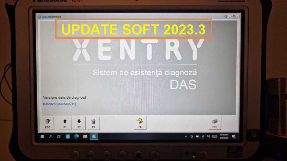 Tester auto profesional Mercedes STAR COMPACT C4 + Laptop I5 soft 2023