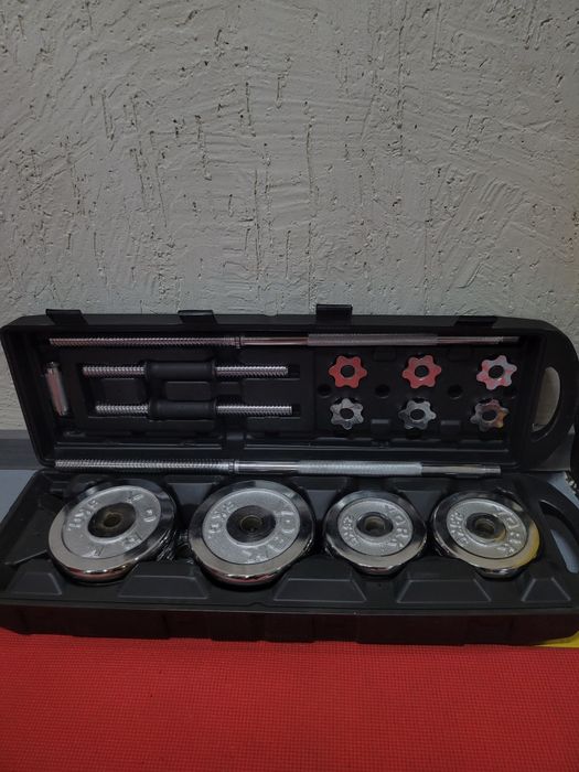 Набор гантелей в кейсе 60 КГ