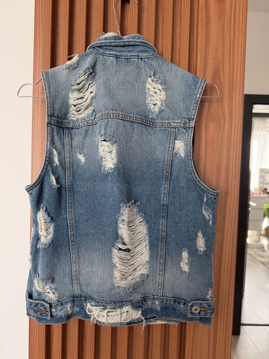 Vesta de blugi foarte chic