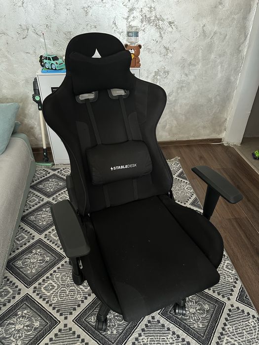 Scaun de birou StableChair™ Gaming Pro din Material Textil