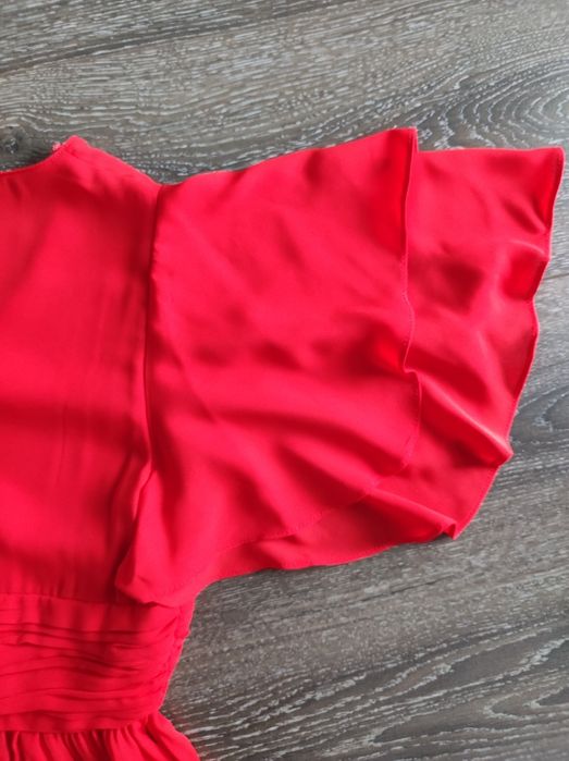 Bluza rosie Zara basic, marimea S.