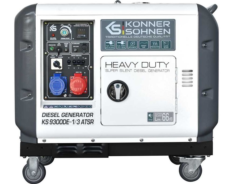 Generator diesel 230/400V 7,5 kW Konner & Sohnen KS 9300DE-1/3 ATSR