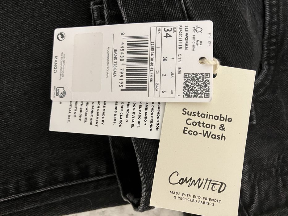 blugi evazati MANGO Woman