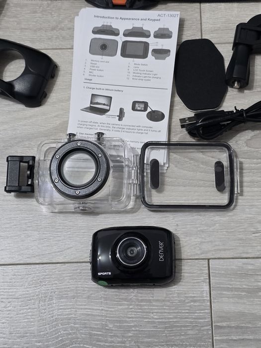 Cameră sport Denver ACT-1302T HD – alternativă accesibilă la GoPro!