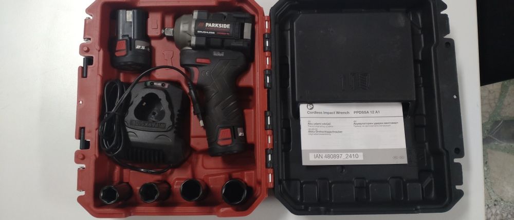 Parkside гайковерт PPDSSA 12V 2.5A