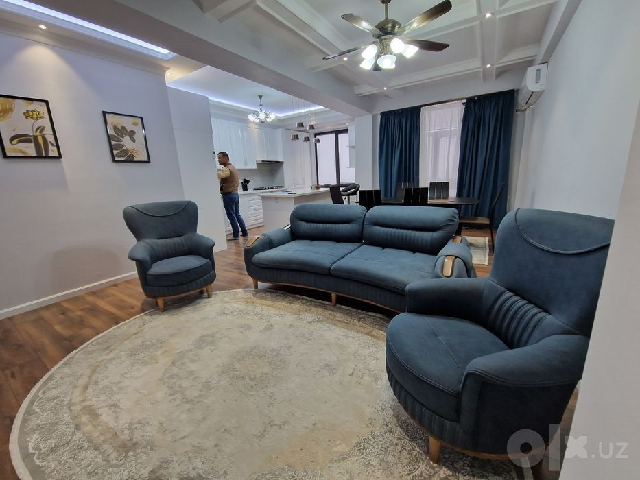 Аренда 3 хонали  Евро КВ. 120 м² Сергели-7. ЖК. Грин Хаус. Метро-3.