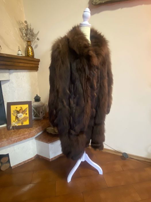 Haină de blană vulpe