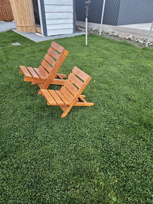 Fotolii gradina/terasa făcute din lemn