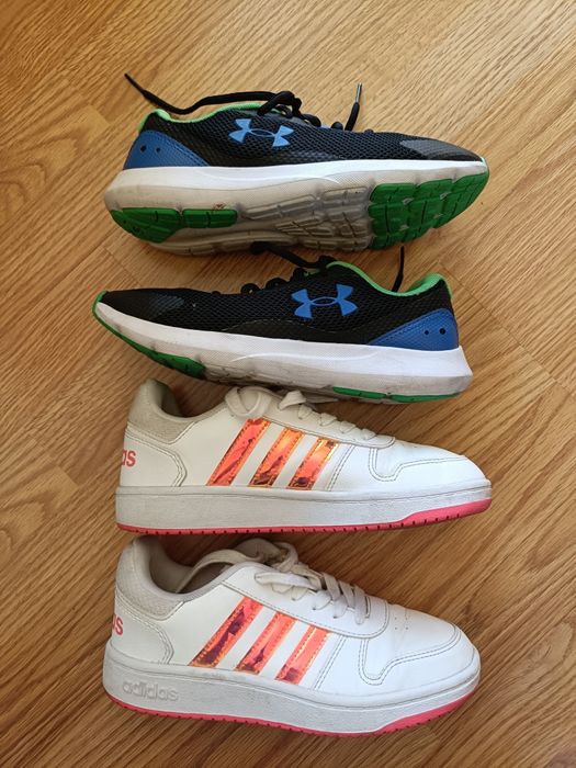 Adidași Adidas și Under Armourpurtați