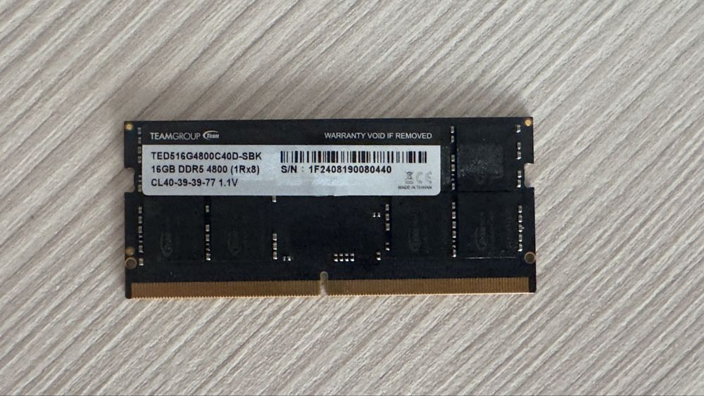Память ОЗУ sodimm DDR5