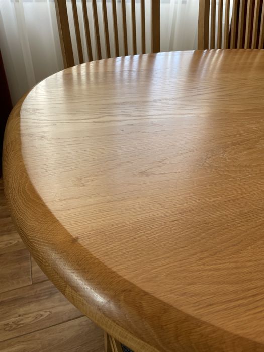 Дъбова маса с 4 стола