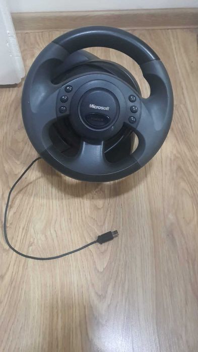 Volan Microsoft PC / Xbox – setup clasic