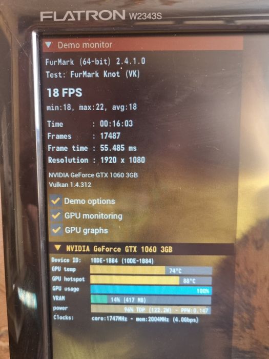 GTX 1060 DUAL 3 GB