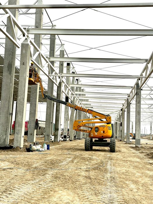 Автовышка Manlift Пиканиска Колеса Проходят Везде