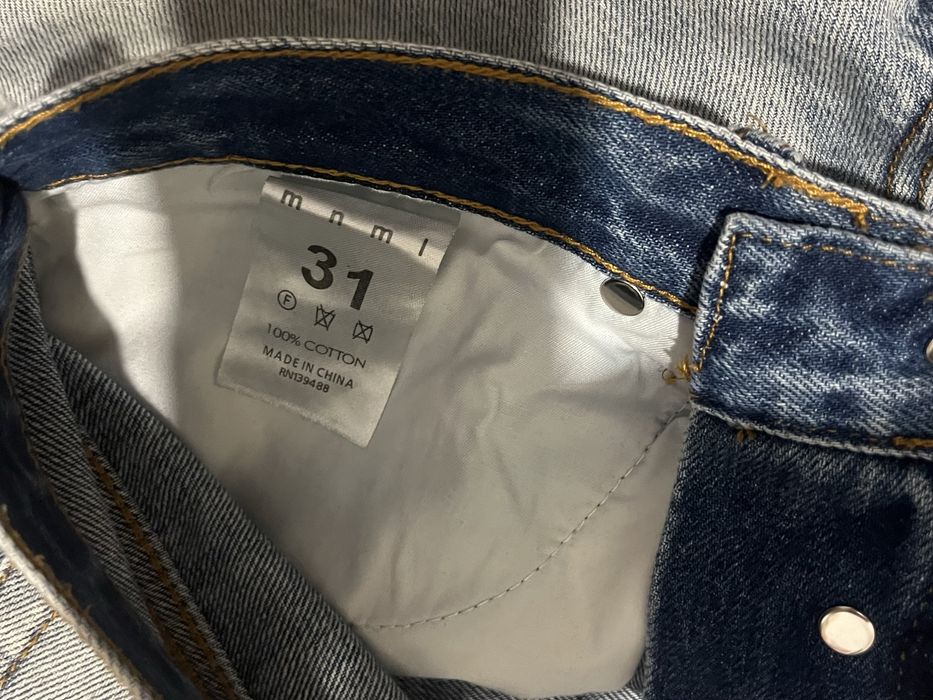 Mnml B373 Patch Flare Denim - Light Blue