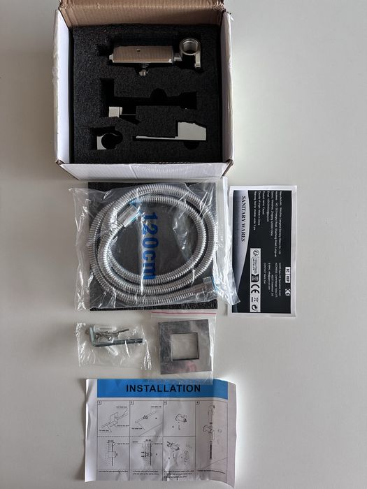 Хигиенен душ с хромирано покритие