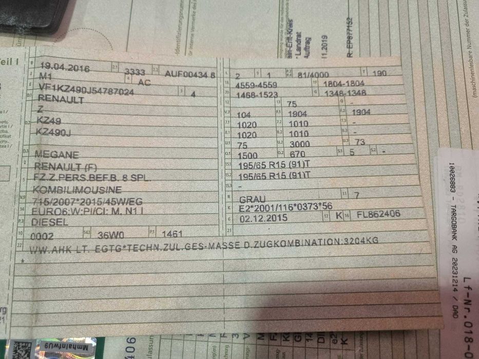 Renault Megane Limited 1.5 dCi EDC – Euro 6 | Automată | 2016