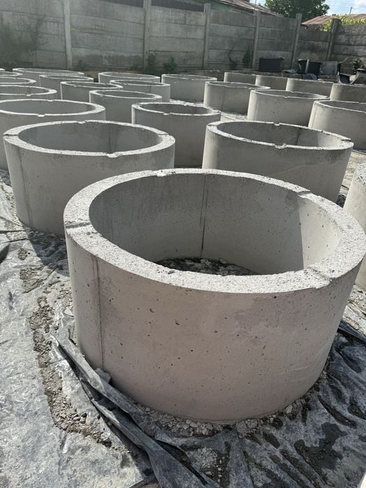 Producem inele de beton armat și vibrat pentru fântâni și fose