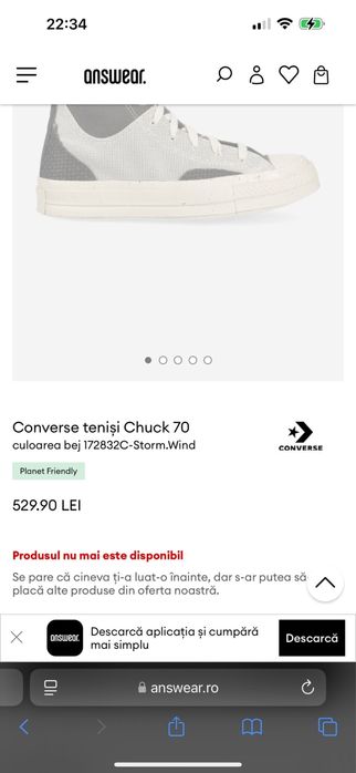 Tenisi Converse - Chuck 70