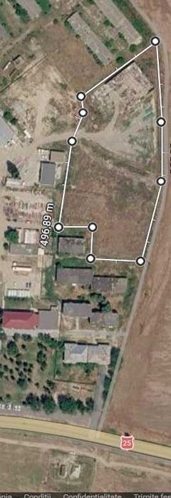 Teren Intravilan 12.600 mp cu Platformă Betonată 1.500 mp | Acces Direct DN25 | Ideal Investiție