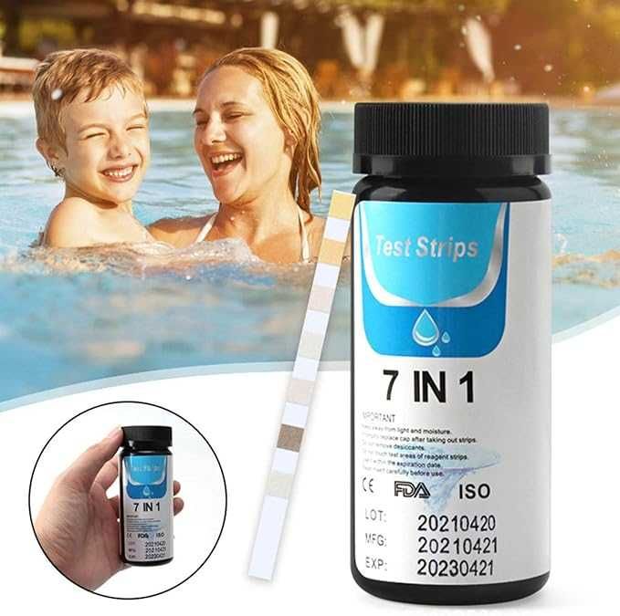 Тест-полоски для бассейна 7 в 1
