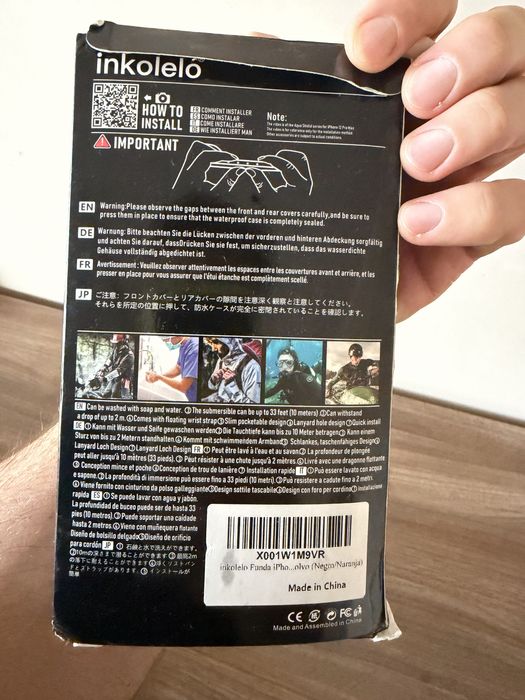 Подводен кейс / waterproof case iphone 15 pro max