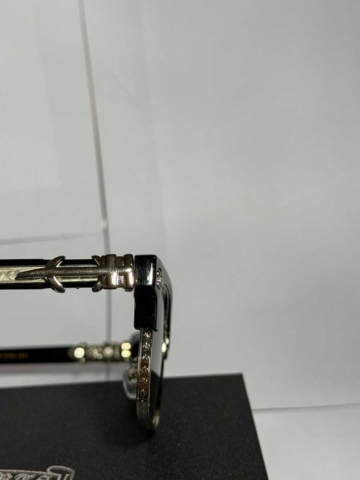 Ochelari de Soare Chrome Hearts Negru & Argintiu