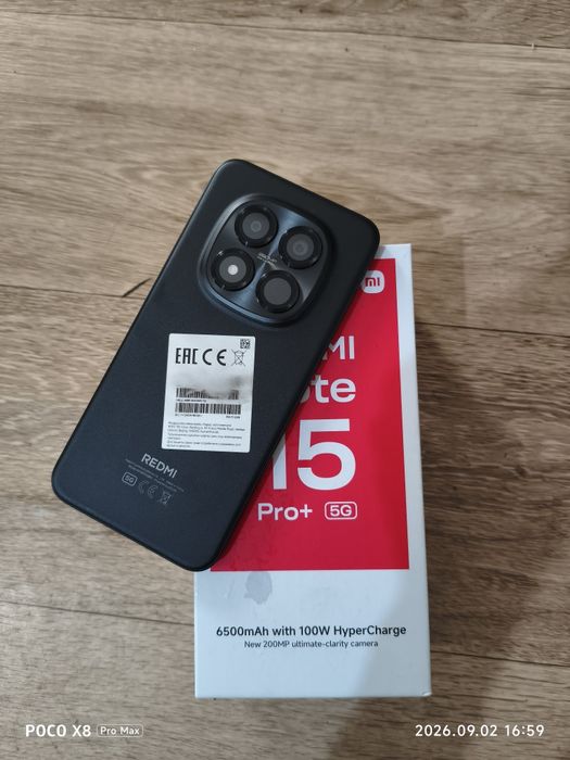 Xiaomi redmi note 15 pro + 5G сяоми редми ноут 15 про +