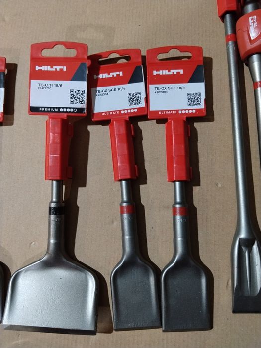 Hilti свредла, секачи и лопатки