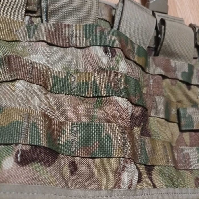 Chest Rig camuflaj OCP, Panou Tactic Militar US Army. TAP, Molle 2.