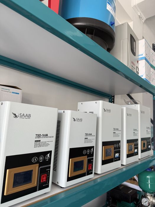 Стабилизатор напряжения 220В ва 380В латерный SAAB stabilizator