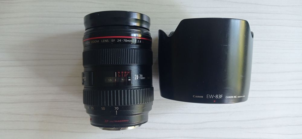 Продавам професионален обектив Canon EF 24-70mm f/2.8L USM (професионален L-обектив)