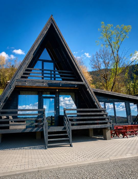 Cabana A-Frame Vidra Cascada de Închiriat