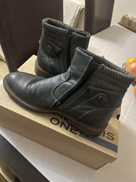 Ghete chelsea barbati piele