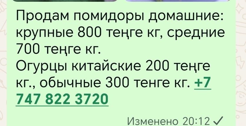 Свежие овощи прям с грядки