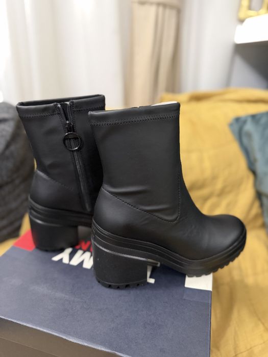 Tommy Jeans Heeled Boot botine cu toc marimea 39 noi originale