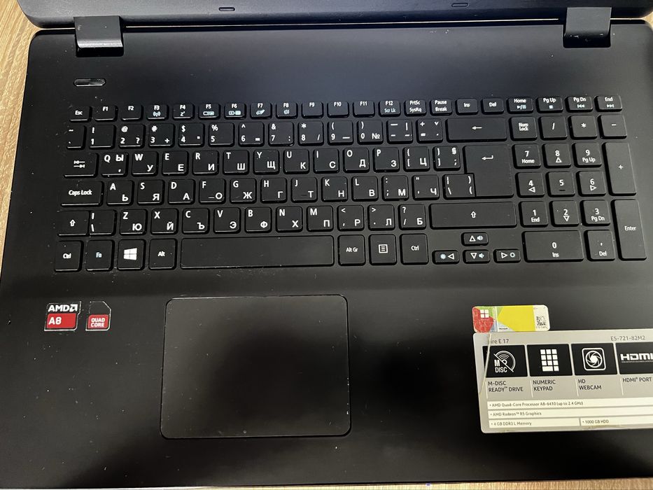 Acer Aspire E 17 лаптоп
