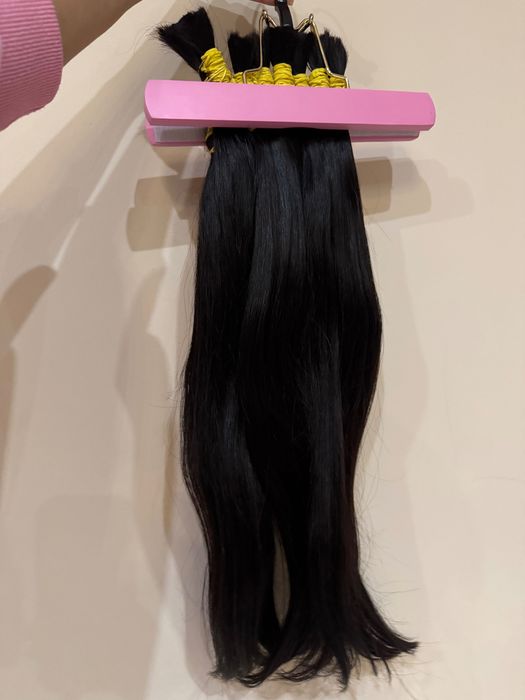 Естествена необработена коса