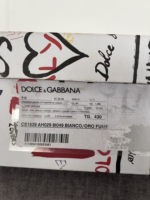 Adidasi tenisi Dolce Gabbana / pantofi sport papuci gucci