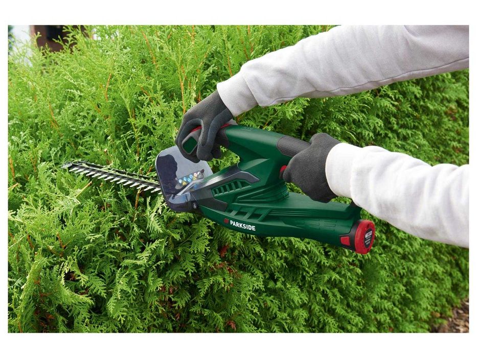 Комлект Нов Акумулаторен храсторез Parkside с батерия и зарядно 12V 2A