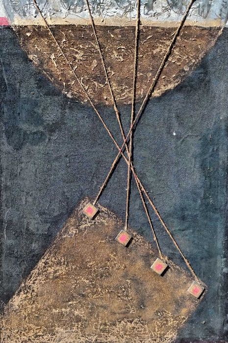 Tablou vechi modernist - semmnat