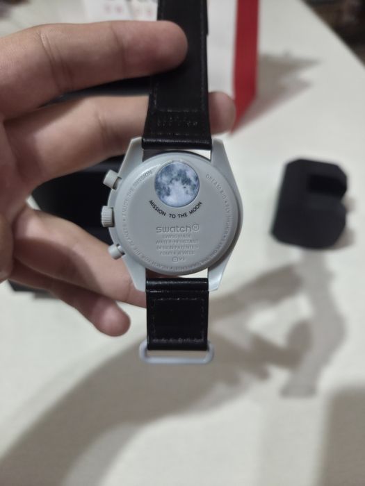 Ceas Omega x Swatch Moonswatch Mission to the Moon - Full Box, Ca Nou