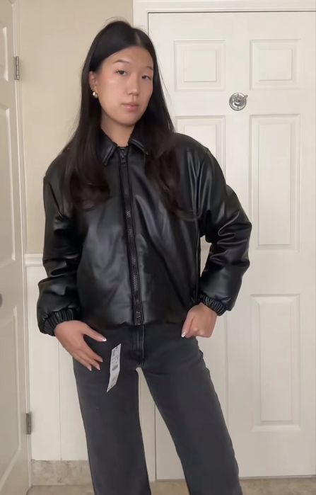 Кожено яке Zara (еко кожа)