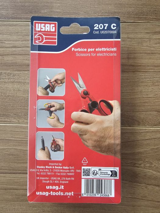 Foarfeca pentru electrician USAG