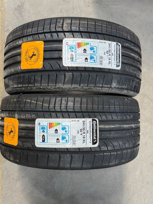 Vând 2 anvelope 245/35/18 Continental de vară noi