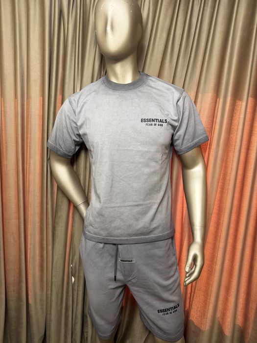 Compleu de barbat tricou plus pantalon scurt Essentials Fear Of God Xs S M L XL 2XL