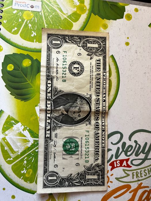 Bancnota originala 1 dolar 2009