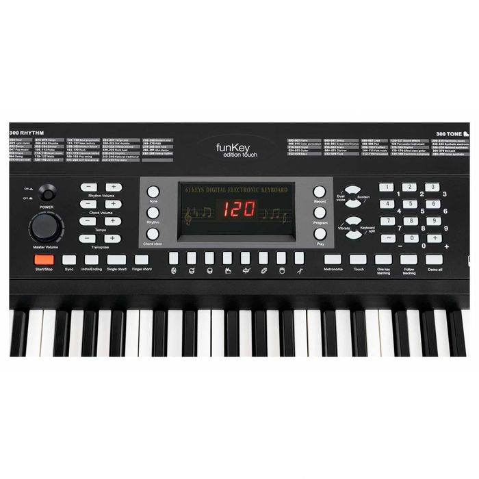 Set Orga FunKey 61 Edition Touch BK + McGrey Stand Z