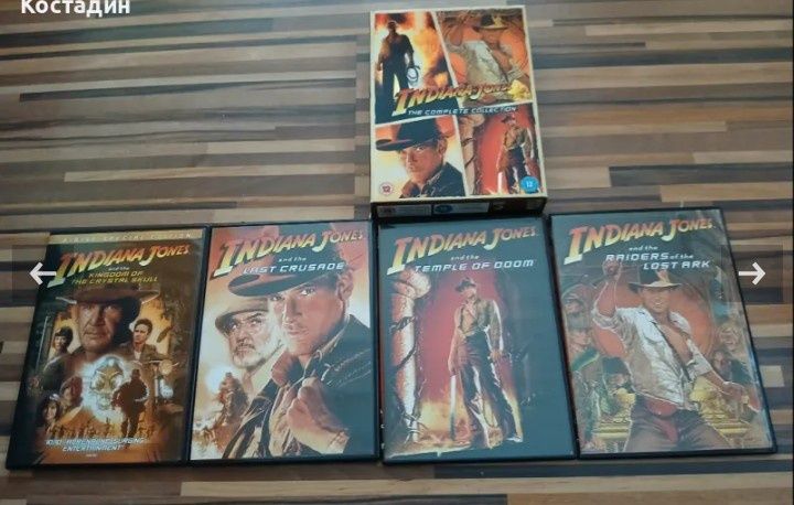 Indiana Jones: The Complete Collection(DVD филми)-20лв